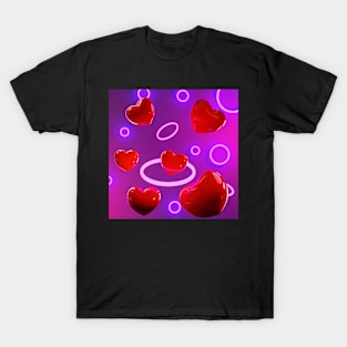 Hearts pattern T-Shirt